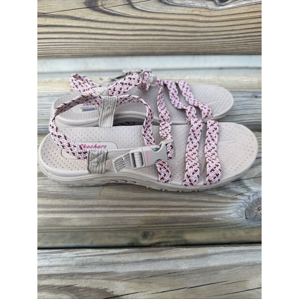 Skechers Women's Sandals Reggae Adore You Pink Size 8.5 - Picture 4 of 7